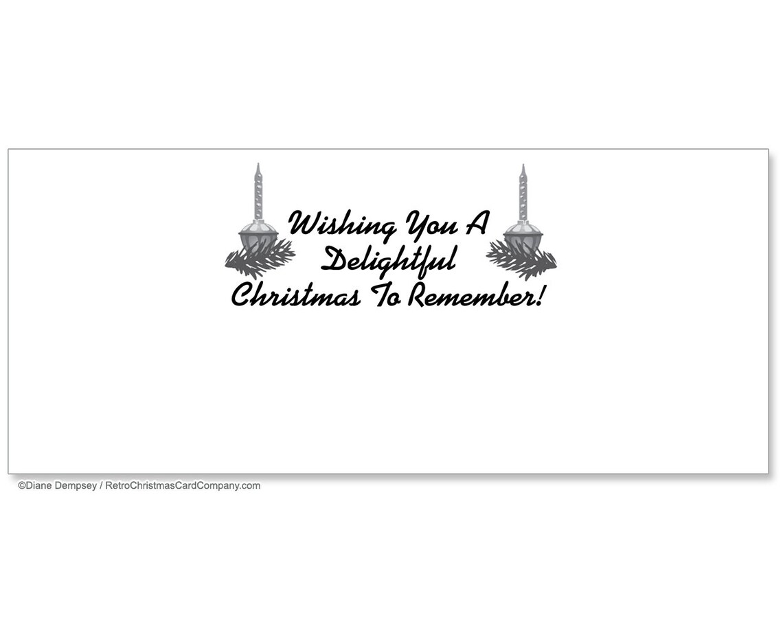 Merry and Bright Bubble Light Box Christmas Cards Package of Etsy