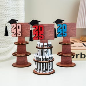 Abitur-Geldkuchenhalter, High School Abschluss, Klasse von 2025 Grad Name Bargeldhalter, College-Hochschul-Abschlussgeschenk für Tochter