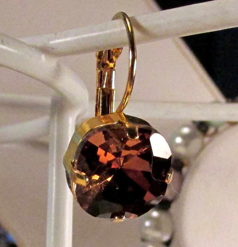 sku 08.07.15 Leverback Earring Base 12mm Square