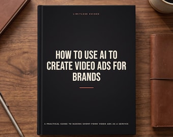 How to Use AI to Create Video Ads for Brands | PDF Ebook, Digital Download