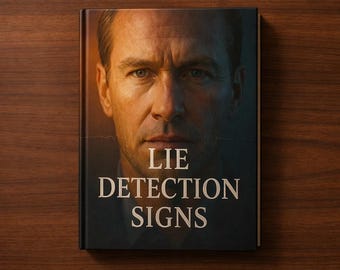 How to Read Body Language & Detect Lies, Truth Reader Communication Guide, Verbal Cues Ebook, Digital Download PDF