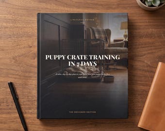 Puppy Crate Training in 7 Days | Puppy Crate Training Guide, PDF Digital Download