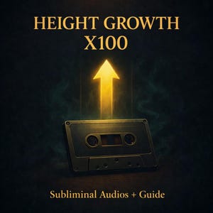 Paquete de audio subliminal para el crecimiento de la estatura, MP3 de rutina nocturna y guía de visualización, manifestación mental, descarga digital.