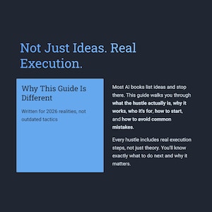 ChatGPT Side Hustles eBook: 12 AI Income Streams (Digital PDF Guide) image 5