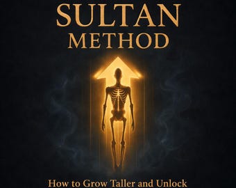 Grow Taller Naturally, Height Growth Plan with Posture & Stretching Routines, Self Improvement Ebook, Digital PDF