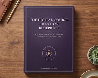 The Digital Course Creation Blueprint: Plan, Build, Launch and Sell an Online Course With AI Guide PDF
