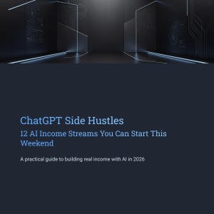 ChatGPT Side Hustles eBook: 12 AI Income Streams (Digital PDF Guide) image 2
