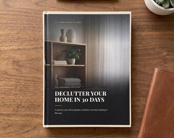 How to Declutter Your Home in 30 Days | Decluttering Guide, Home Organization, PDF Digital Download