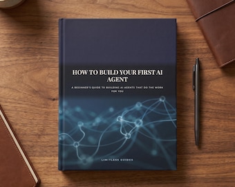How to Build Your First AI Agent | PDF Ebook, Digital Download