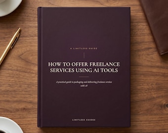 How to Offer Freelance Services Using AI Tools | PDF Ebook, Digital Download