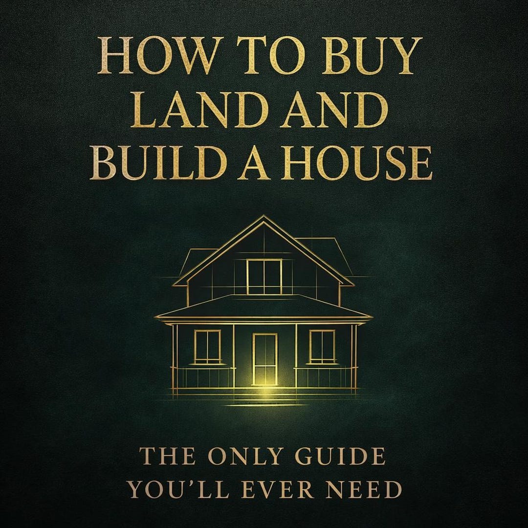How to Buy Land & Build a House, Owner Builder Guide Step by Step ...