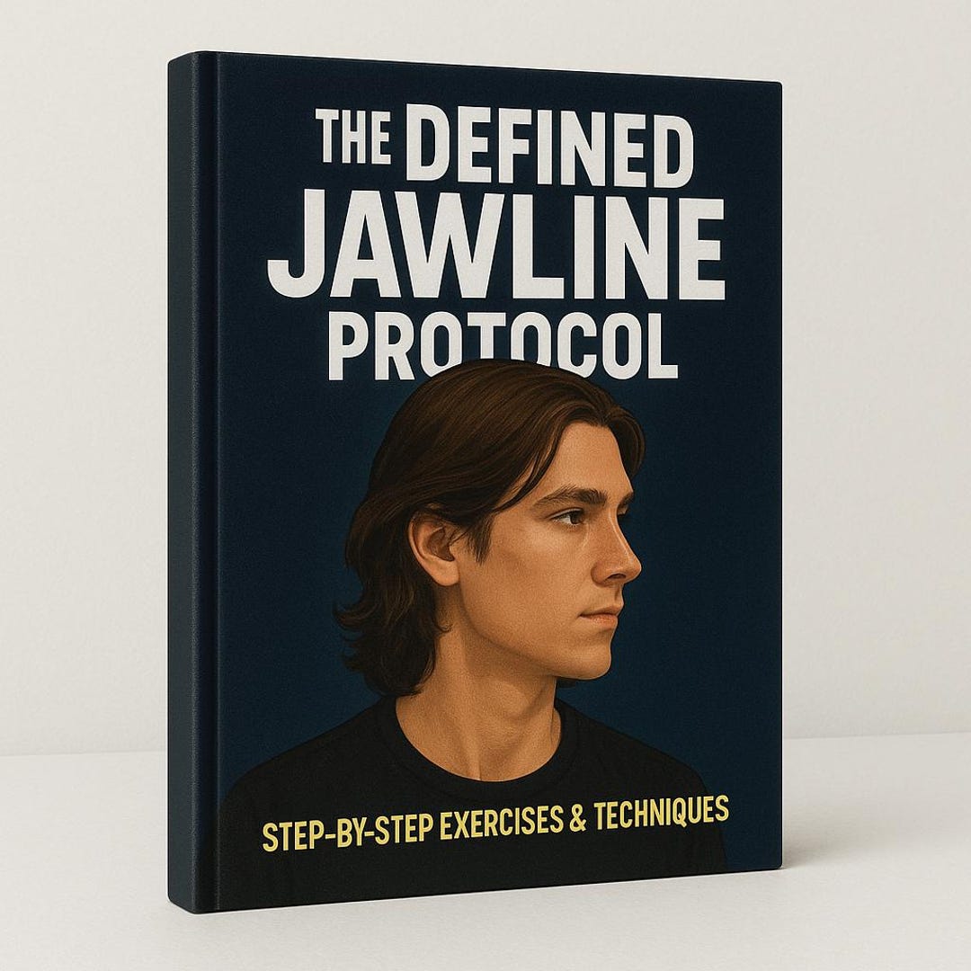 The Defined Jawline Protocol | Jawline Exercise Guide | Mewing Routine ...