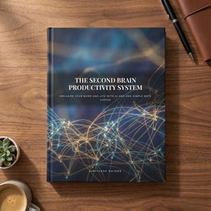 The Second Brain Productivity System | note taking, productivity planner, PDF Digital Download