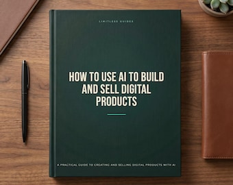 How to Use AI to Build and Sell Digital Products | PDF Ebook, Digital Download
