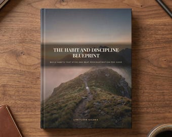 The Habit and Discipline Blueprint | Build Better Habits, Self Discipline, Beat Procrastination, PDF Digital Download