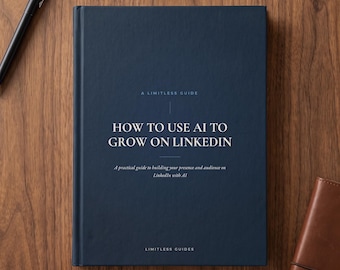How to Use AI to Grow on LinkedIn | PDF Ebook, Digital Download