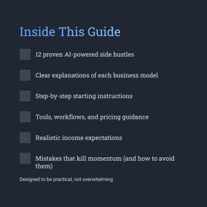 ChatGPT Side Hustles eBook: 12 AI Income Streams (Digital PDF Guide) image 6