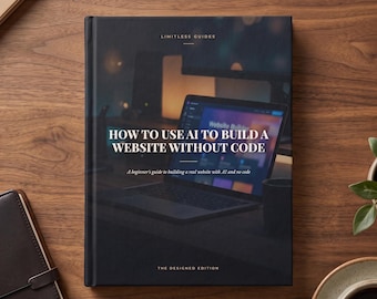 How to Use AI to Build a Website Without Code | PDF Ebook, Digital Download