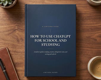 How to Use ChatGPT for School and Studying | PDF Ebook, Digital Download