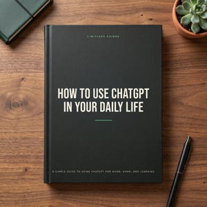 How to Use ChatGPT in Your Daily Life | PDF Ebook, Digital Download
