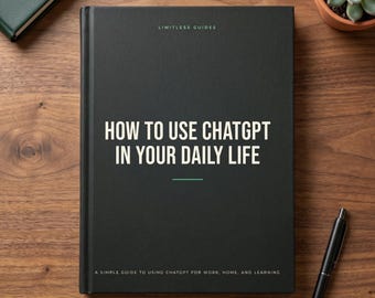 How to Use ChatGPT in Your Daily Life | PDF Ebook, Digital Download