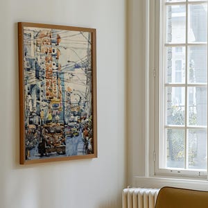 Manila Rizal Painting,Common Scene Road Philippines Art,Filipino Wall Decor,Watercolor Illustration Filipino Artist Painting Print