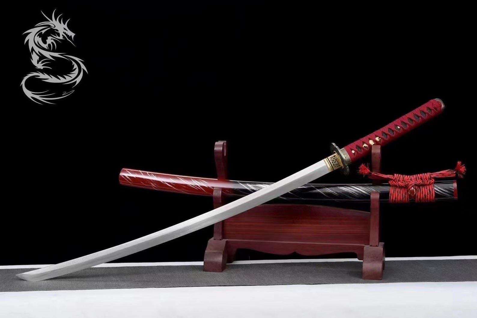 Handmade Katana Sword 41 Inches Fully Hand Forged Damascus Folded Steel ...