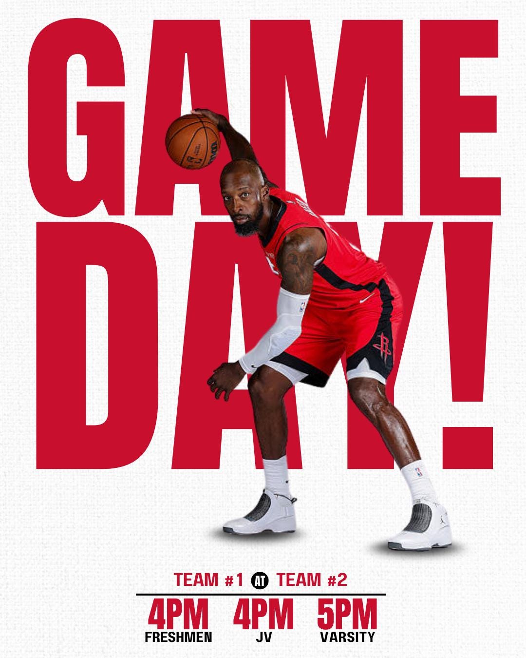 Game Day Canva Templates Sports Social Media Graphic Customizable, 2 ...