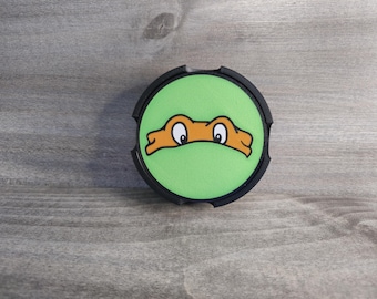 Teenage Mutant Ninja Turtles 3D Printed Coaster Set – Set of 4 with Holder
