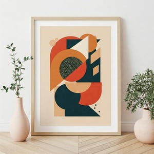 Abstract Geometric Art - Digital Print
