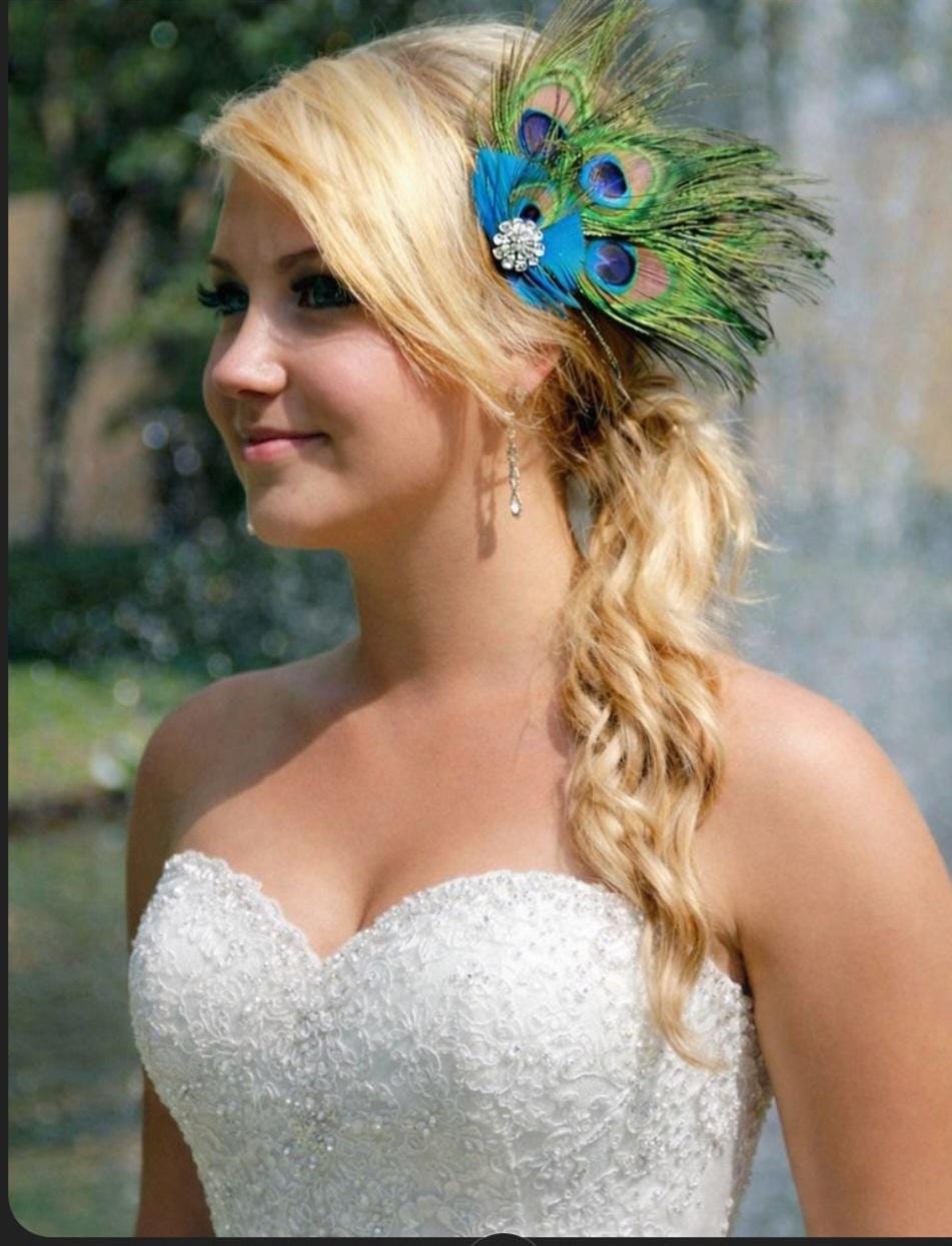 Peacock Blue Gown - Etsy