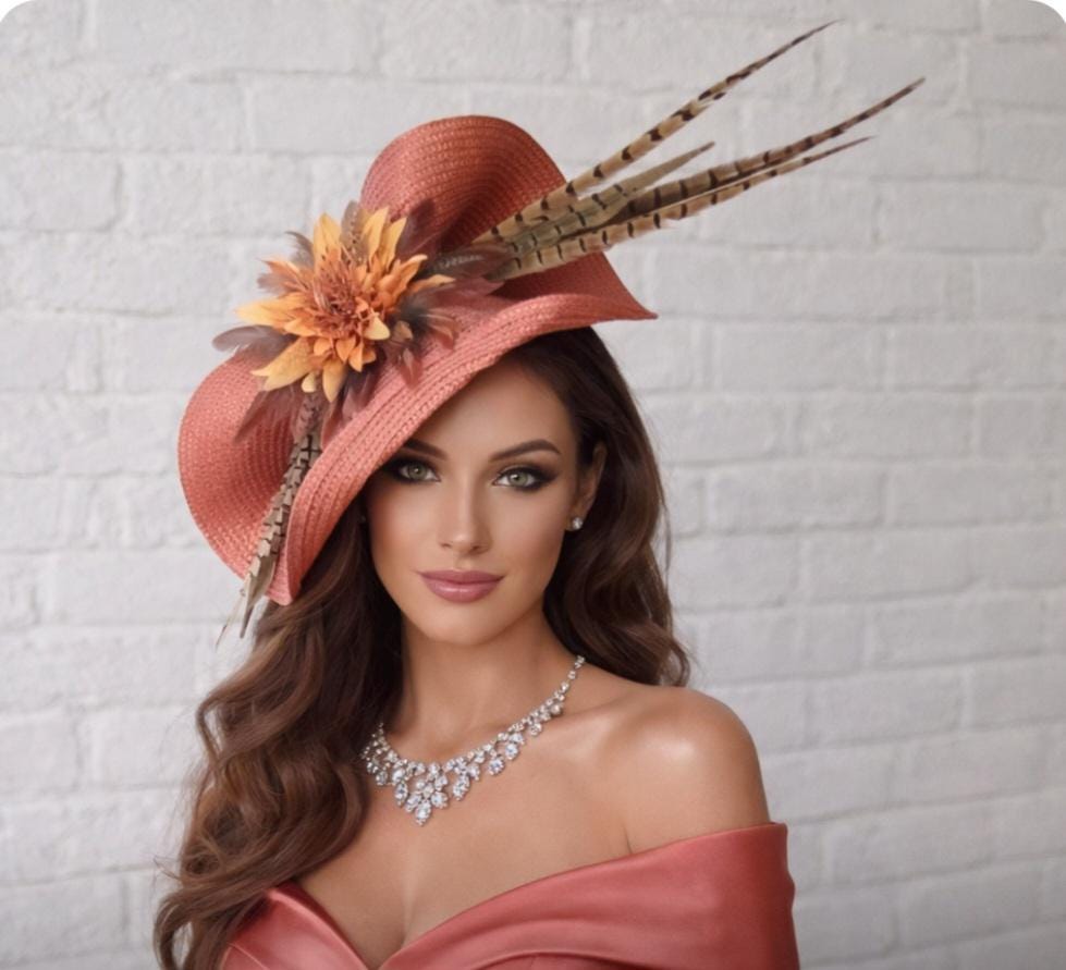 Derby Hat Pheasant Feather - Etsy display picture 1