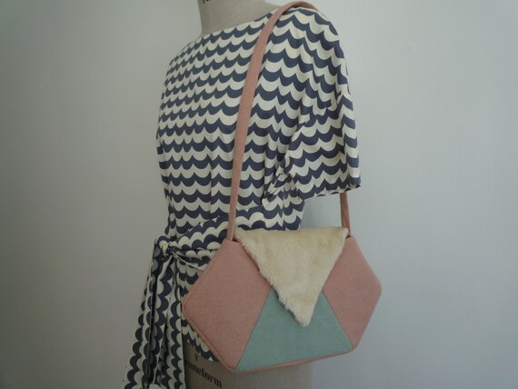 duck egg blue handbag