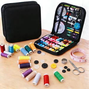 Portable Sewing Kit Complete Set for Travel DIY