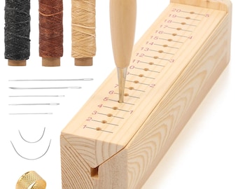 Holz Buchbinderei Stanzen Wiege DIY Buchbindung Kit mit Ahle
