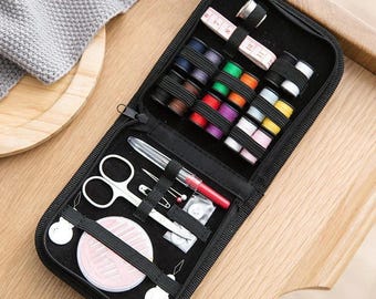 Portable Sewing Kit Set – Home Sewing Storage Box with Essential Tools & Supplies