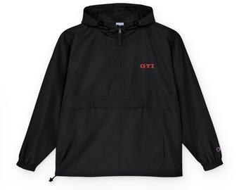 Jaqueta Anorak GTI com estampa floral Grit | Corta-vento com capuz dobrável