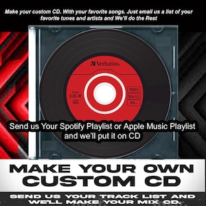 CD Mixtape, We&#39;ll make you a custom Mixtape cd of your songs. Email your list or  your Spotify Playlist.  We&#39;ll create mixtape cd. Free case