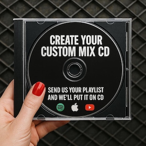 CD de mixtape personalizado: mezcla de música personalizada