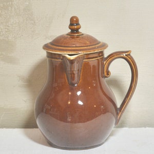 Antique French Provencal Glazed Earthenware  Large Creamer