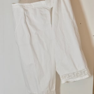 Pantalones bombachos antiguos franceses con monograma MB