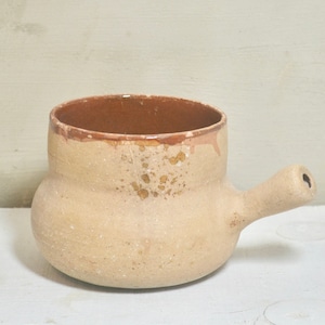 Antique French 19th Century Terracotta Clay Cheese Pot /French Toupine