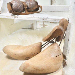 Antique French Wooden Shoe Lasts made in Paris