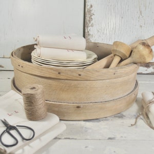 Antique French Giant Grain Sieve/Primitive French 46cm Diameter