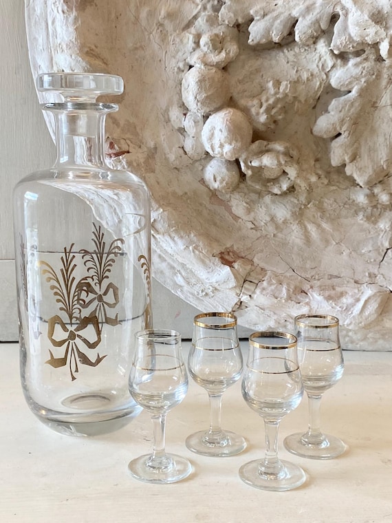 アンティーク 節約 フランス製 リキュール アペリティフ デキャンタ