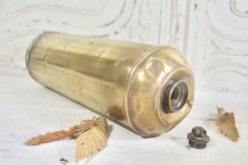 Rustic Handcrafted Antique French Brass Hot Water Bottle Etsy