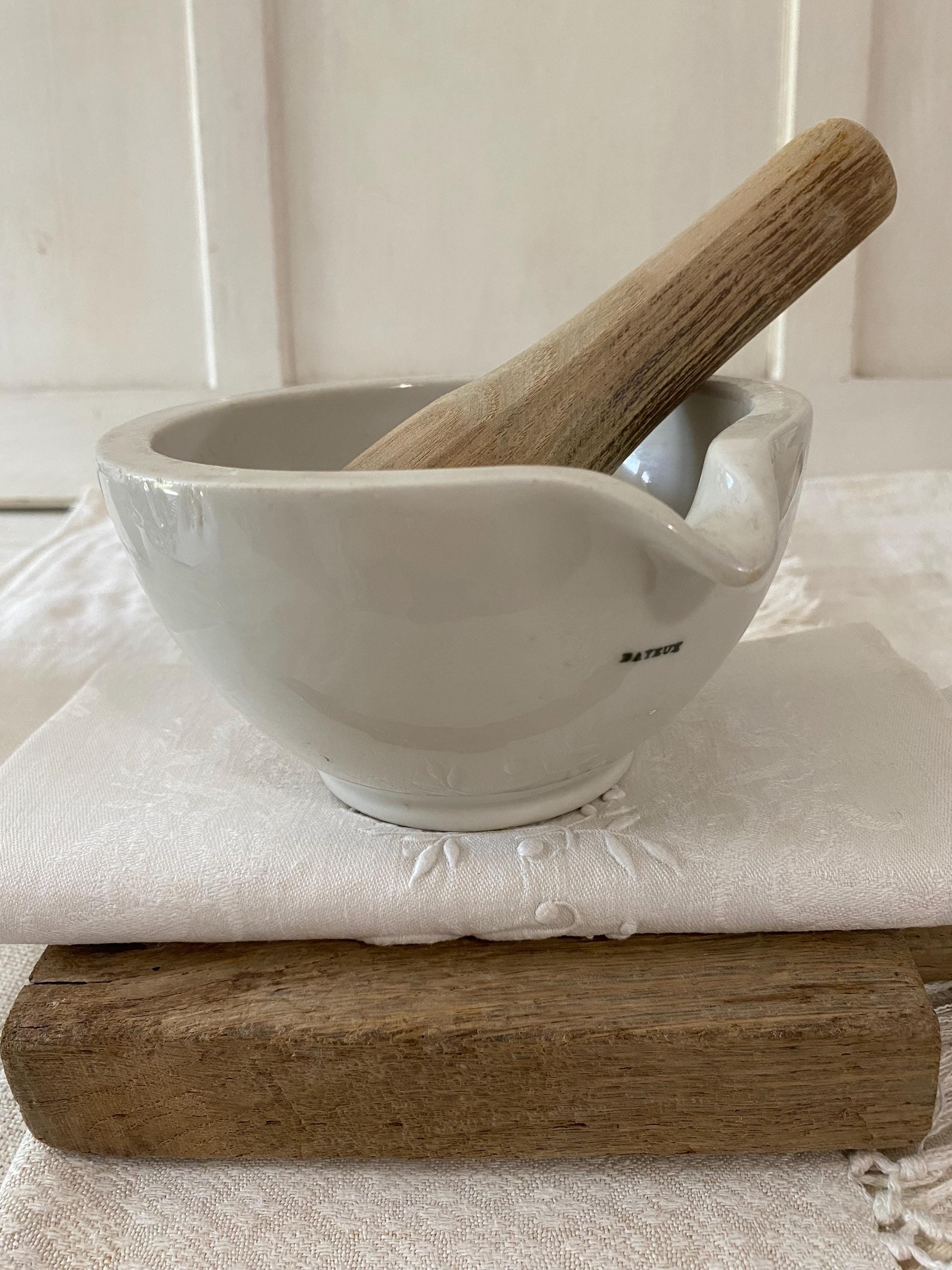 アンティーク フランス製 バトー 厚手 重厚 白 薬用 乳鉢 - Etsy 日本