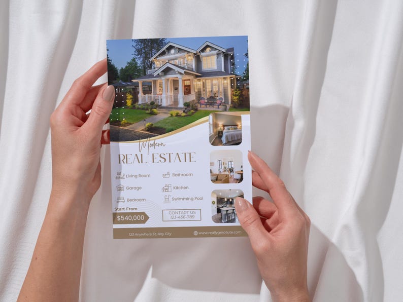 Custom Single Sided Flyers Printing, Marketing Flyers, High Quality ...