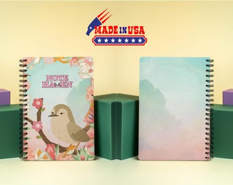 Softcover Wire-o bound Journal - Durable Cover, Rounded Corners 90gsm paper 150 pages