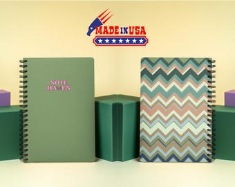 Softcover Spiral Notebook – 90gsm Paper, Rounded Corners 150 pages